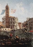 The Grand Canal with the Fishmarket (detail) sgh MARIESCHI, Michele